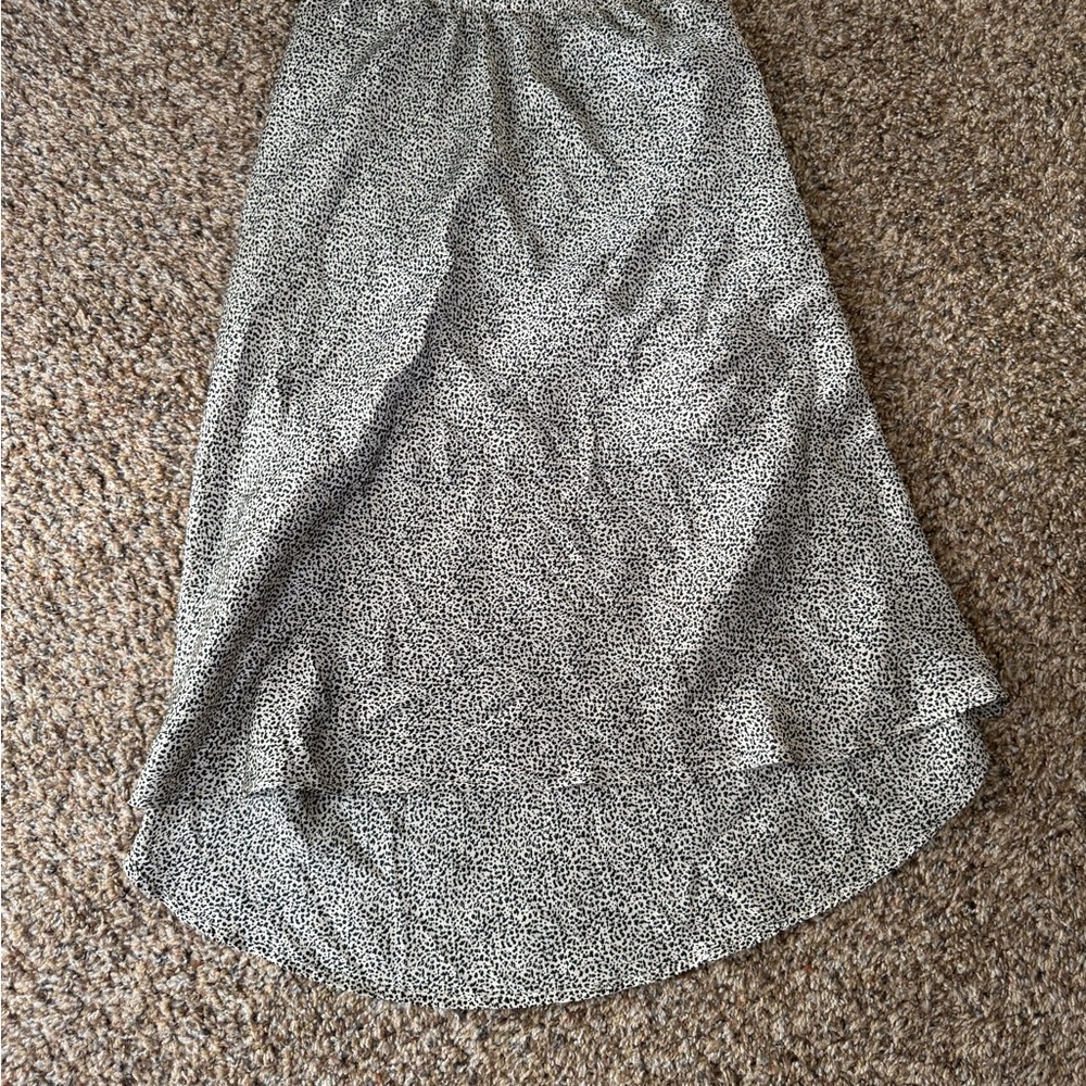 Sienna Sky Black and White High Low Skirt